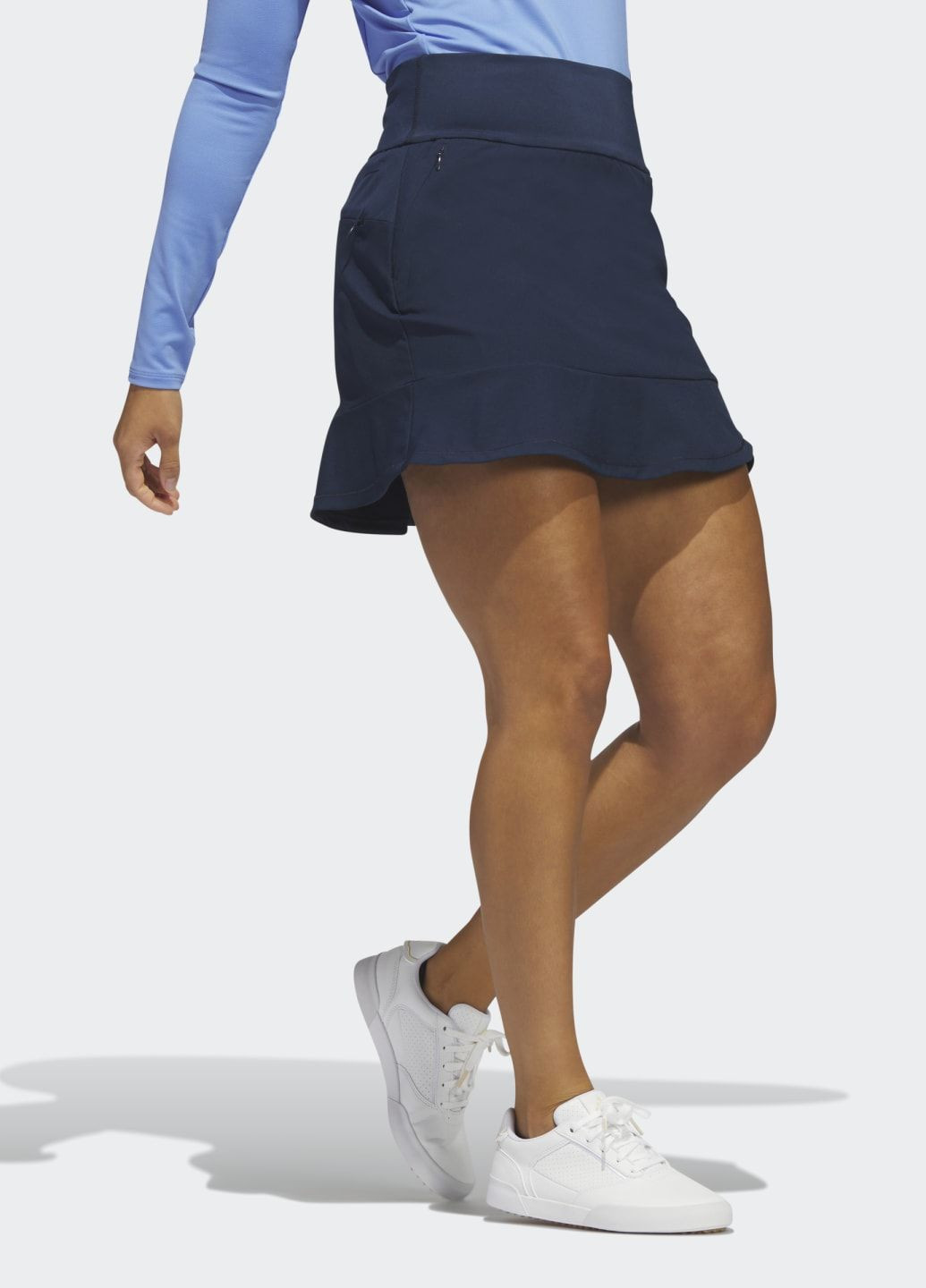 Синее спортивное юбка frill adidas с логотипом