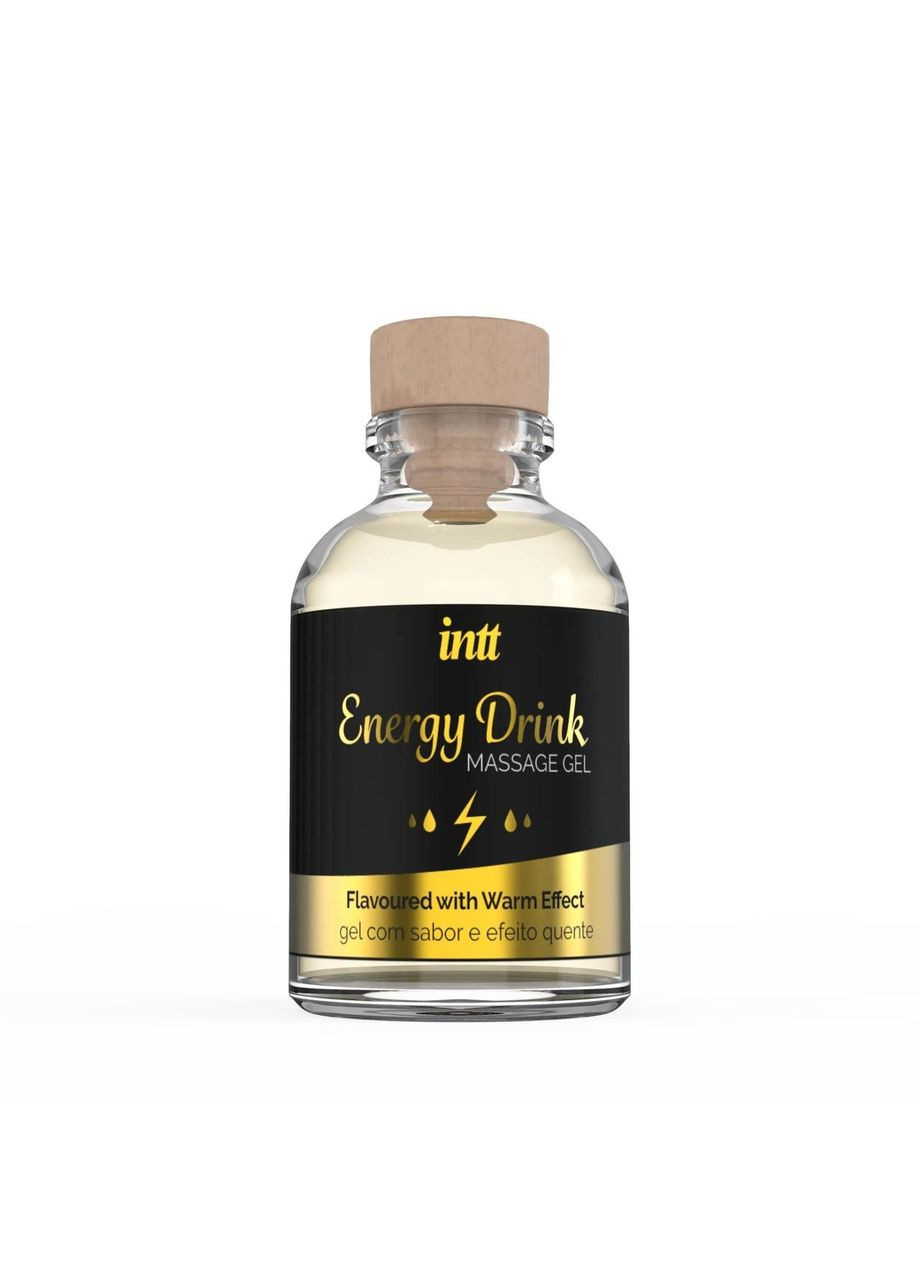 Массажный гель для интимных зон Energy Drink (30 мл) разогревающий Intt (303909239)