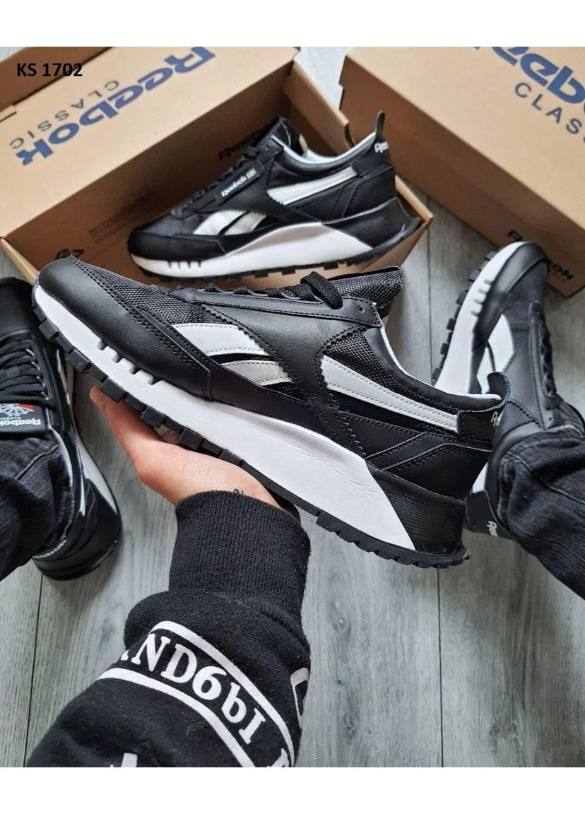 Комбіновані Осінні кросівки чоловічі reebok classic рібок No Brand