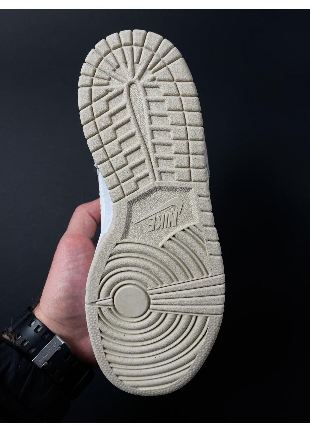 Сірі Осінні кросівки чоловічі nike dunk disrupt 2 grey white green найк сб данк No Brand