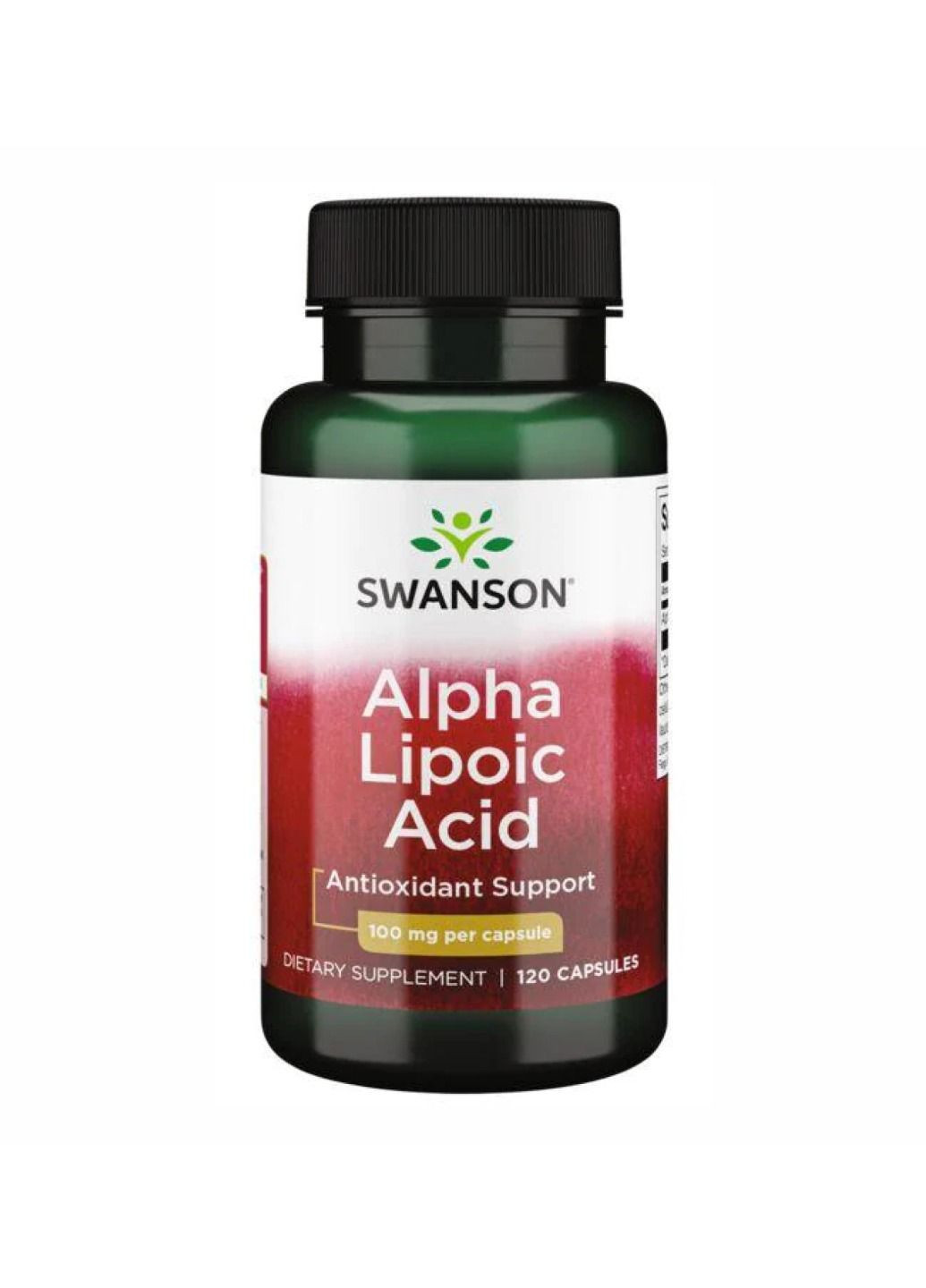 Альфа-ліпоєва кислота Alpha Lipoic Acid 100mg 120caps Swanson (366031426)