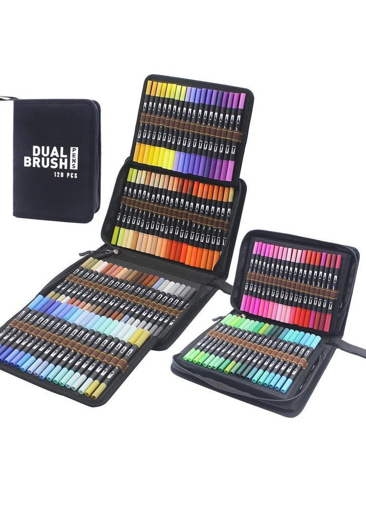 Набір маркерів для малювання Dual Brush Pens, 120 шт. Art (290011897)