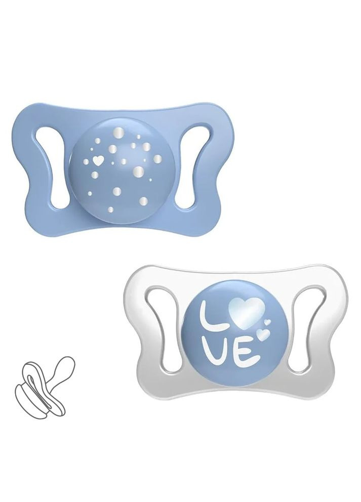 Пустушка PhysioForma Micro, силікон, 0-2 міс., 2 шт., (75126.21) Chicco (381922282)
