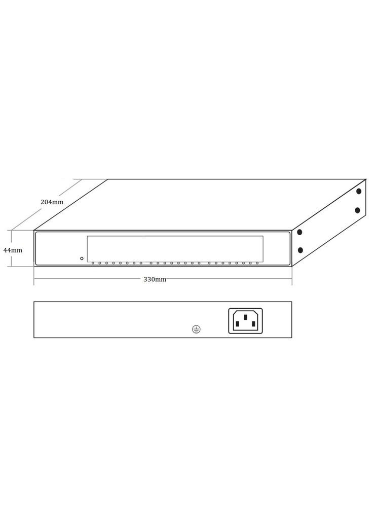 Комутатор мережевий -H3024 ONV (308846648)