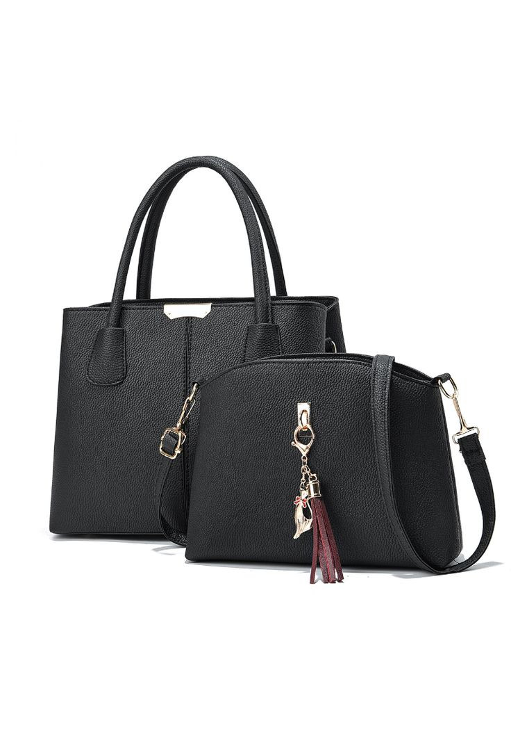 Жіночий набір! Жіноча сумка через плече + міні сумочка клатч з брелоком No Brand (334730604)