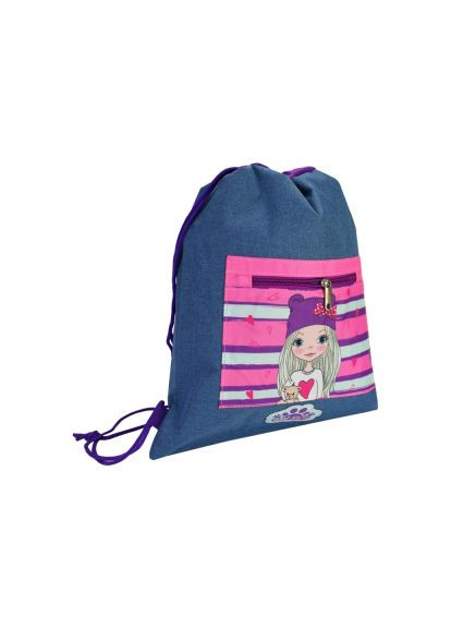 Сумка для взуття (CF87302) Cool For School Синя з кишенею (366068447)