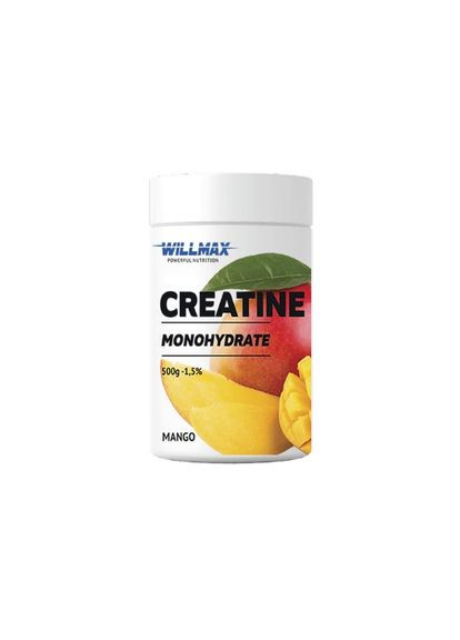 Креатин Creatine Monohydrate, 500 грамм Манго Willmax (334703649)