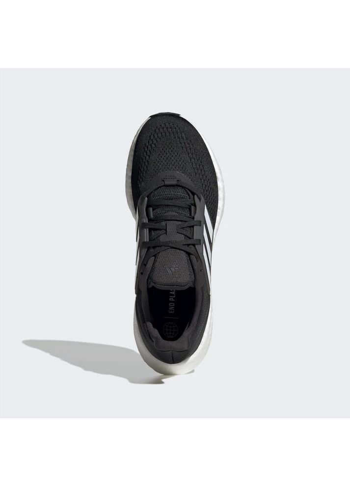 Черные демисезонные кроссовки pureboost 22 running shoes black gz5174 adidas