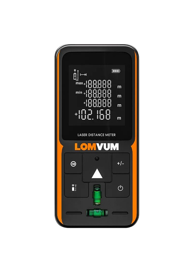 Лазерний далекомір LOMVUM M50 50m Вимірювання довжини, площі, об'єму No Brand (300577720)