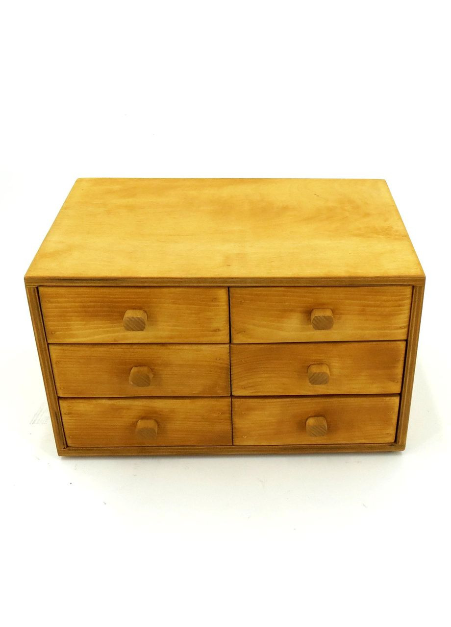 Мини-комод из дерева Джохор карри (МНК-000903) No Brand (328226075)