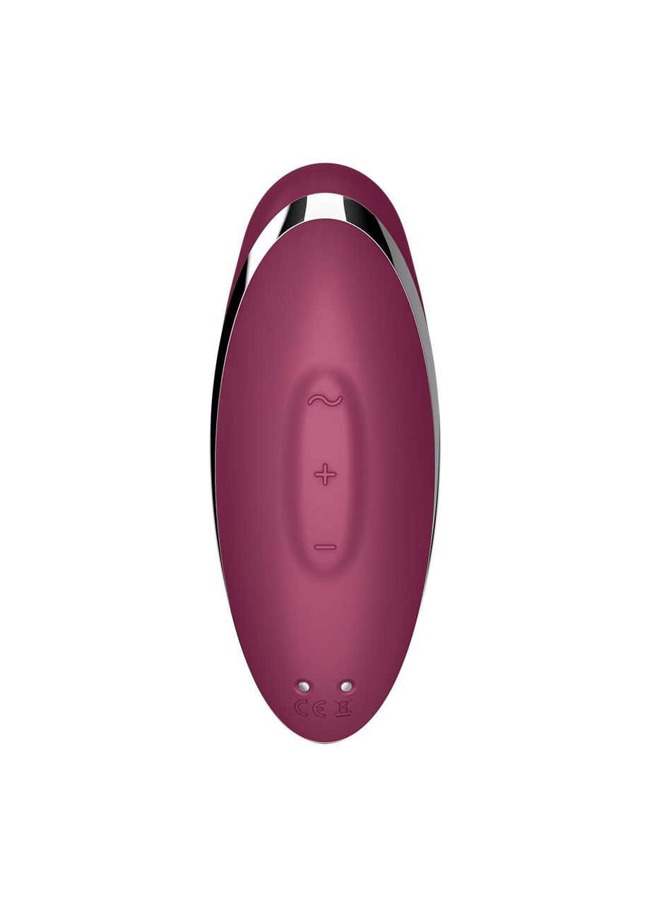 Вібростимулятор-пульсатор Tap & Climax 2 Red, ефект постукування пальцем Satisfyer (330617760)