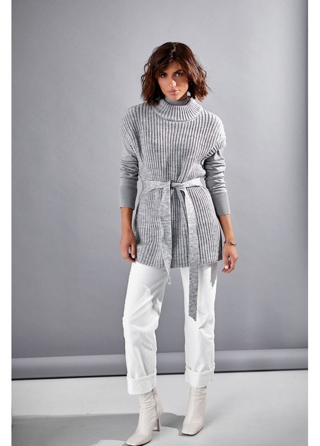 Жилет 2448 Сірий Triko Bakh (368651348)