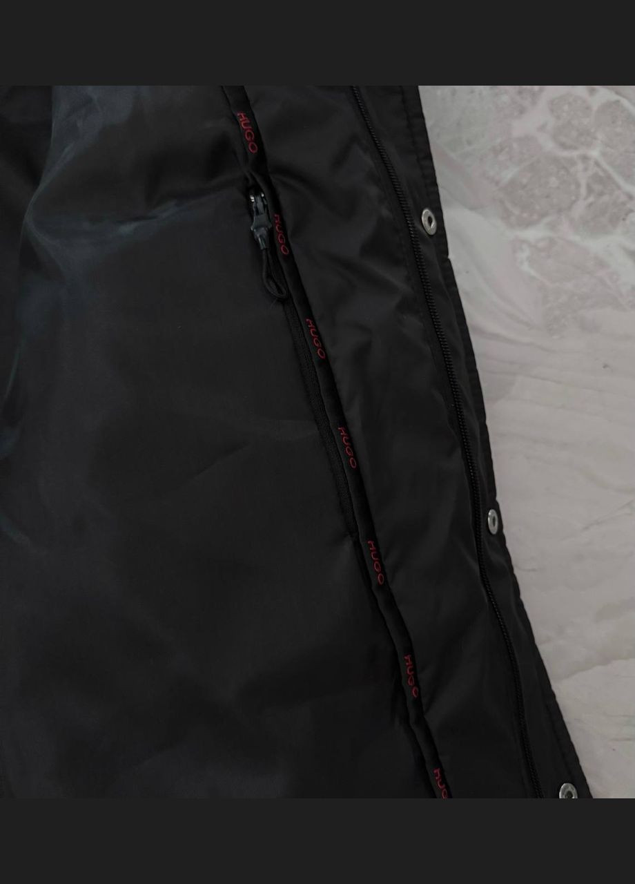 Черная куртка хуго No Brand