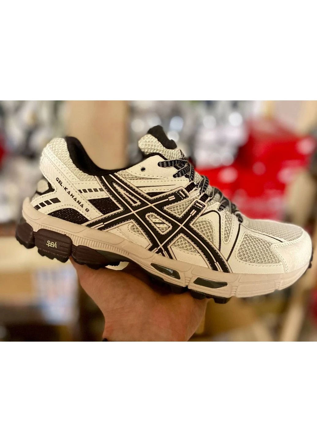 КРОССОВКИ ЖЕНСКИЕ ASICS GEL-KAHANA 8 WHITE BLACK АСИКС ГЕЛЬ КАХАНО 8 БЕЛЫЕ No Brand белые демисезоны (391017164)