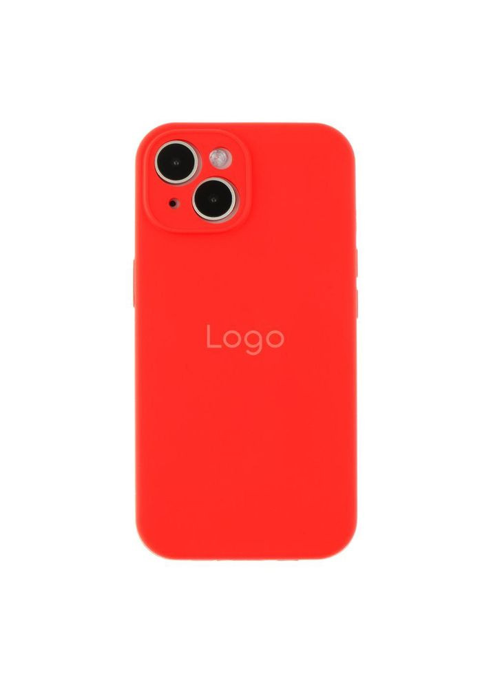 Чехол Silicone Case Full Size with Frame для iPhone 15 Plus Red No Brand (326811049)