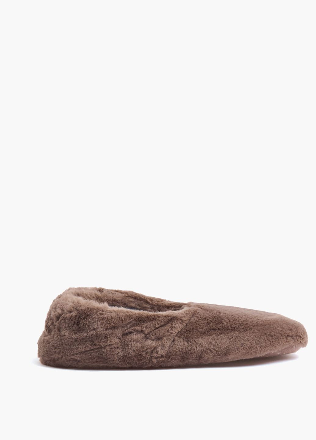 Коричневые женские тапочки memory foam slipper socks с памятью формы графитовый (7971) Primark