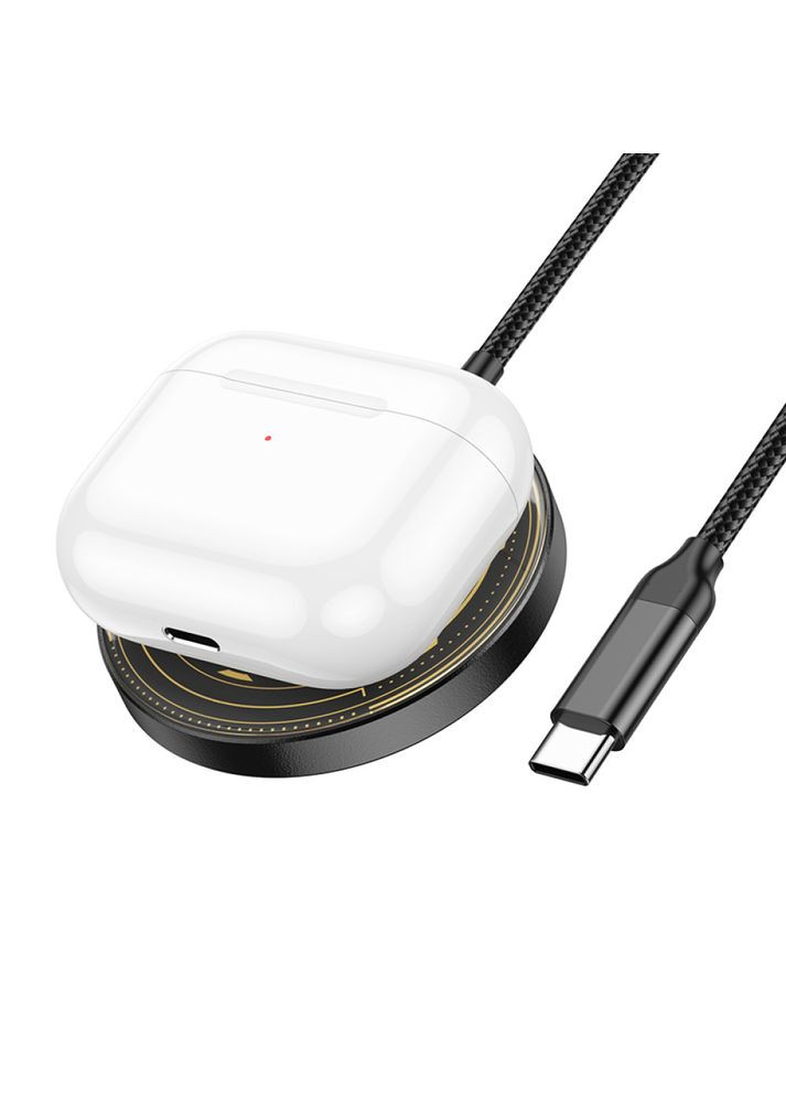 Бездротовий зарядний пристрій CW45 Fast 3-in-1 magnetic швидке заряджання Type-C Hoco (353497622)