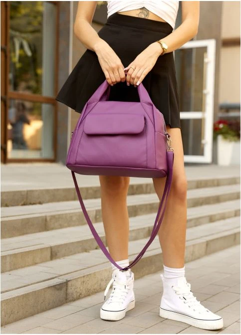 Женская спортивная сумка с карманами Фиолетовая (3620371625) Sambag (361244707)