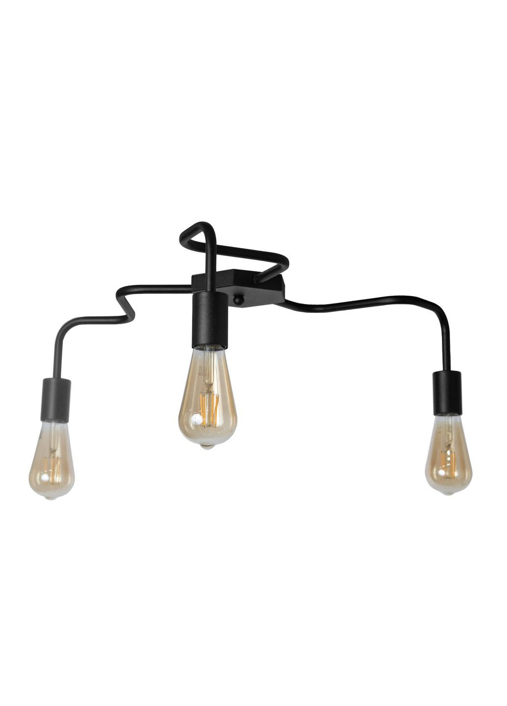 Люстра лофт Laminari потолочный на три лампы NL 17503-3 BK MSK Electric (325882526)