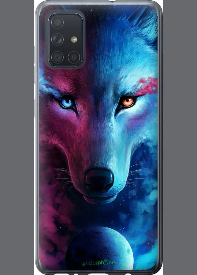 Чехол на Samsung Galaxy A71 2020 A715F Арт-волк "3999t-1826-70447" Endorphone (369146603)
