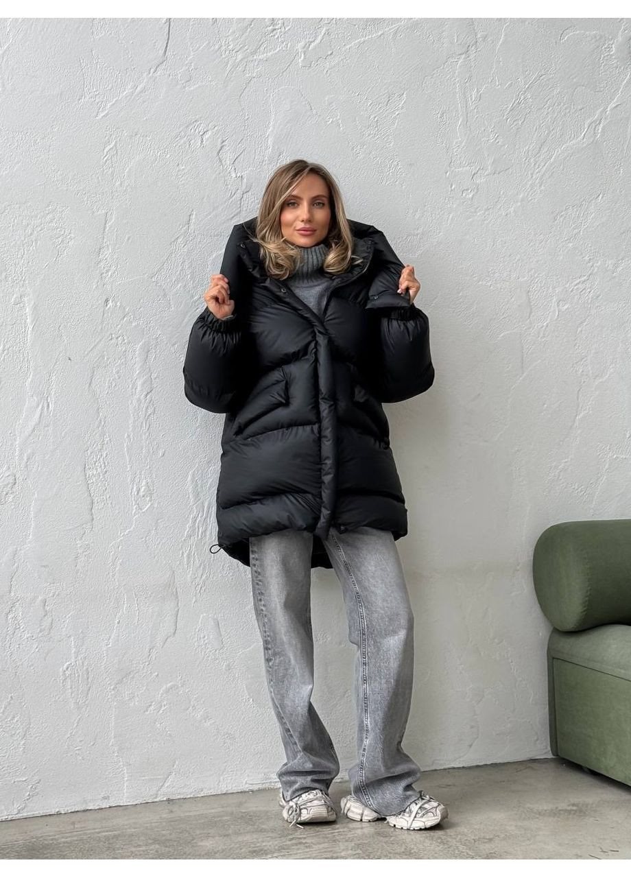 Черный зимний Пуховик milirud
