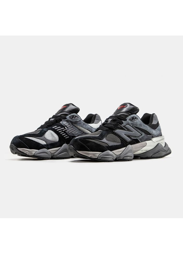Сірі Осінні кросівки чоловічі new balance 9060 black grey нью беланс 9060 No Brand