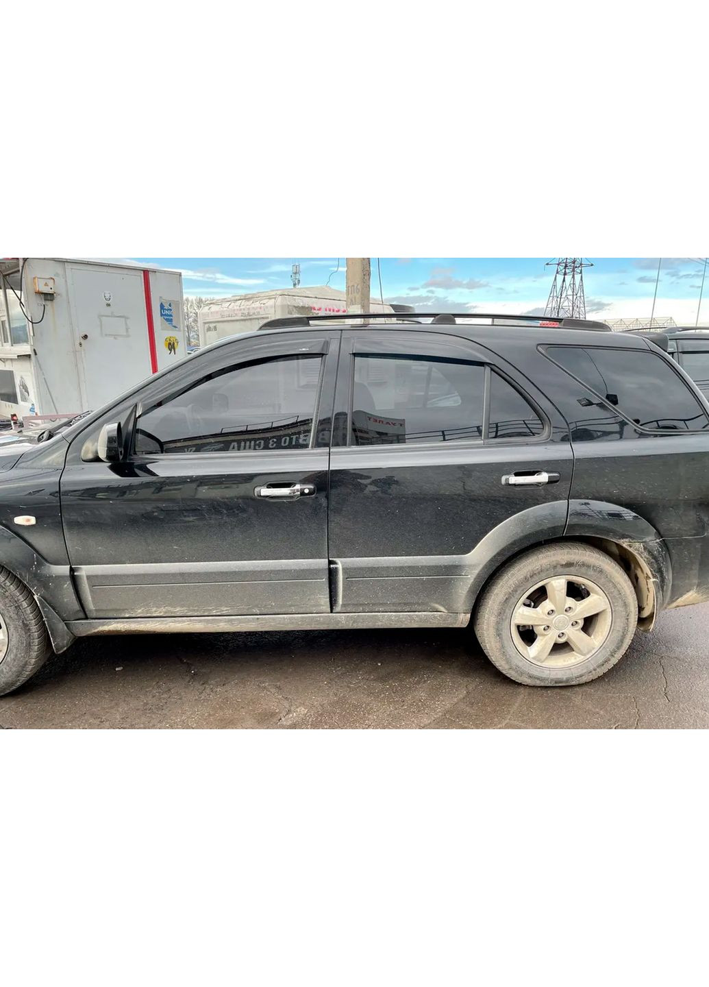 Дефлекторы окон (4 шт, ) для Kia Sorento I BL 2002-2009 гг Hic (389047795)
