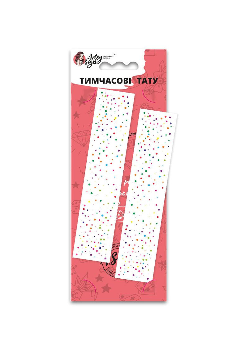 Временное тату "Веснянки точки" Arley Sign (294051986)