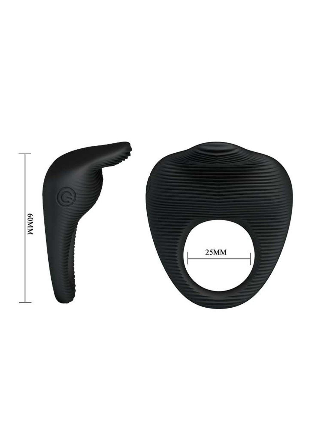 Эрекционное виброкольцо THIMBLE No Brand (284236175)