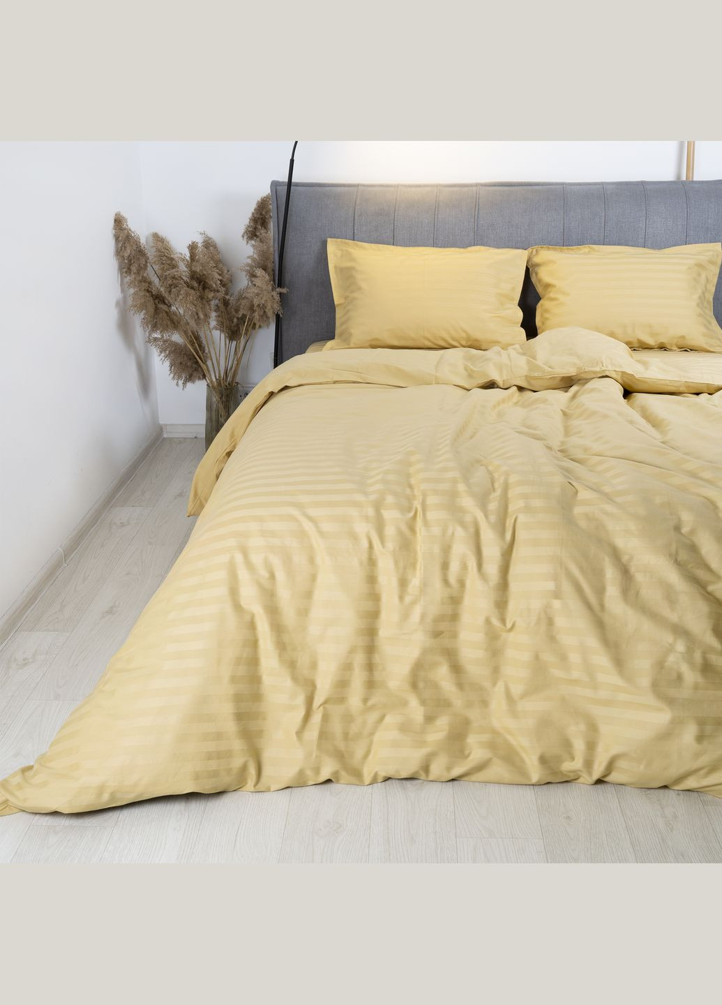 Комплект постільної білизни Двоспальний Сатин Stripe 89 Tiare (303732104)