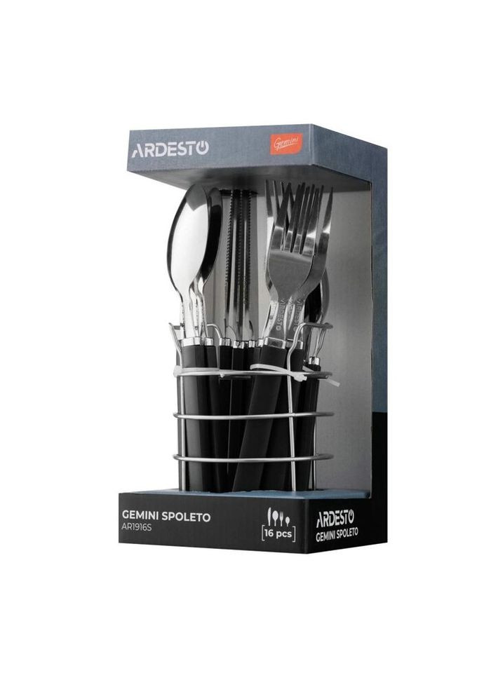 Набір столових приладів Gemini Spoleto AR1916S 16 предметів Ardesto (324031653)
