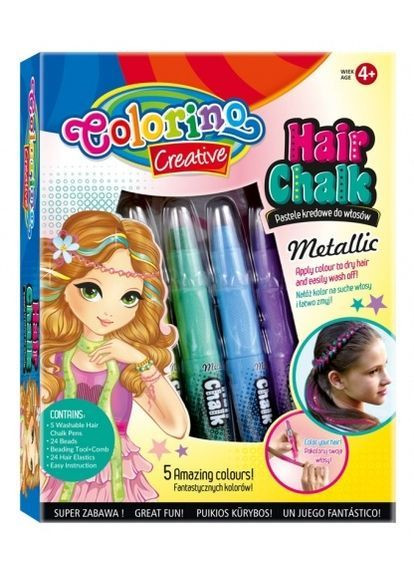 Подарунковий набір для декору волосся, для дівчаток () Colorino 37046PTR (362382821)