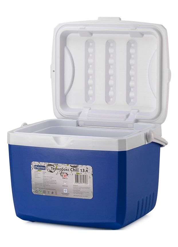 Термобокс Chill 13 литров пластиковый изо контейнер 4823082714308 Thermo (293345633)