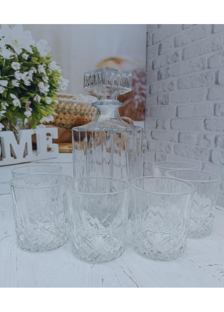 Набір для віскі 9099 скло 200 мл 7 предметів SNT (349443283)