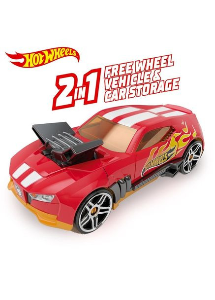 Гоночний автомобіль-гараж 2 в 1 (червоний) Home (350198891)