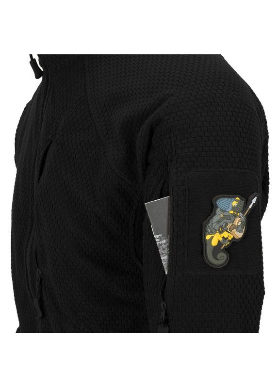 Куртка тактична Флісова на замку Чорна ALPHA TACTICAL JACKET - GRID FLEECE XL BLACK (BL-ALT-FG-01-B06-XL) Helikon-Tex (292132278)