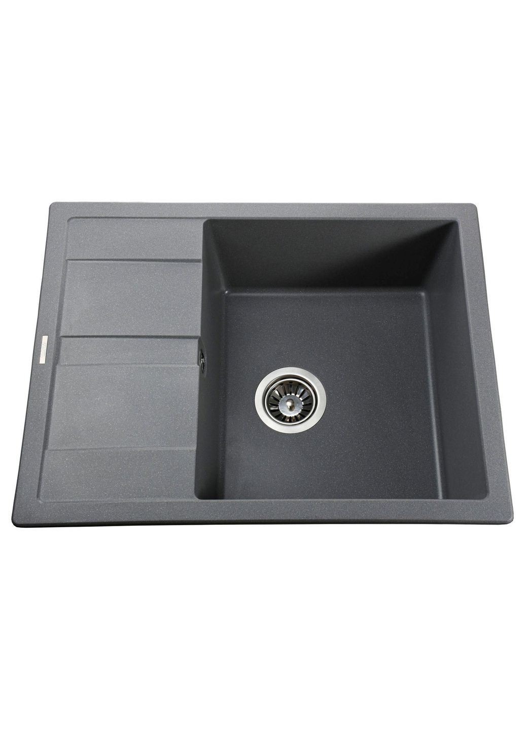 Гранитная мойка One А0003 серый металлик 650*500мм Globus Lux 053936 (316463255)