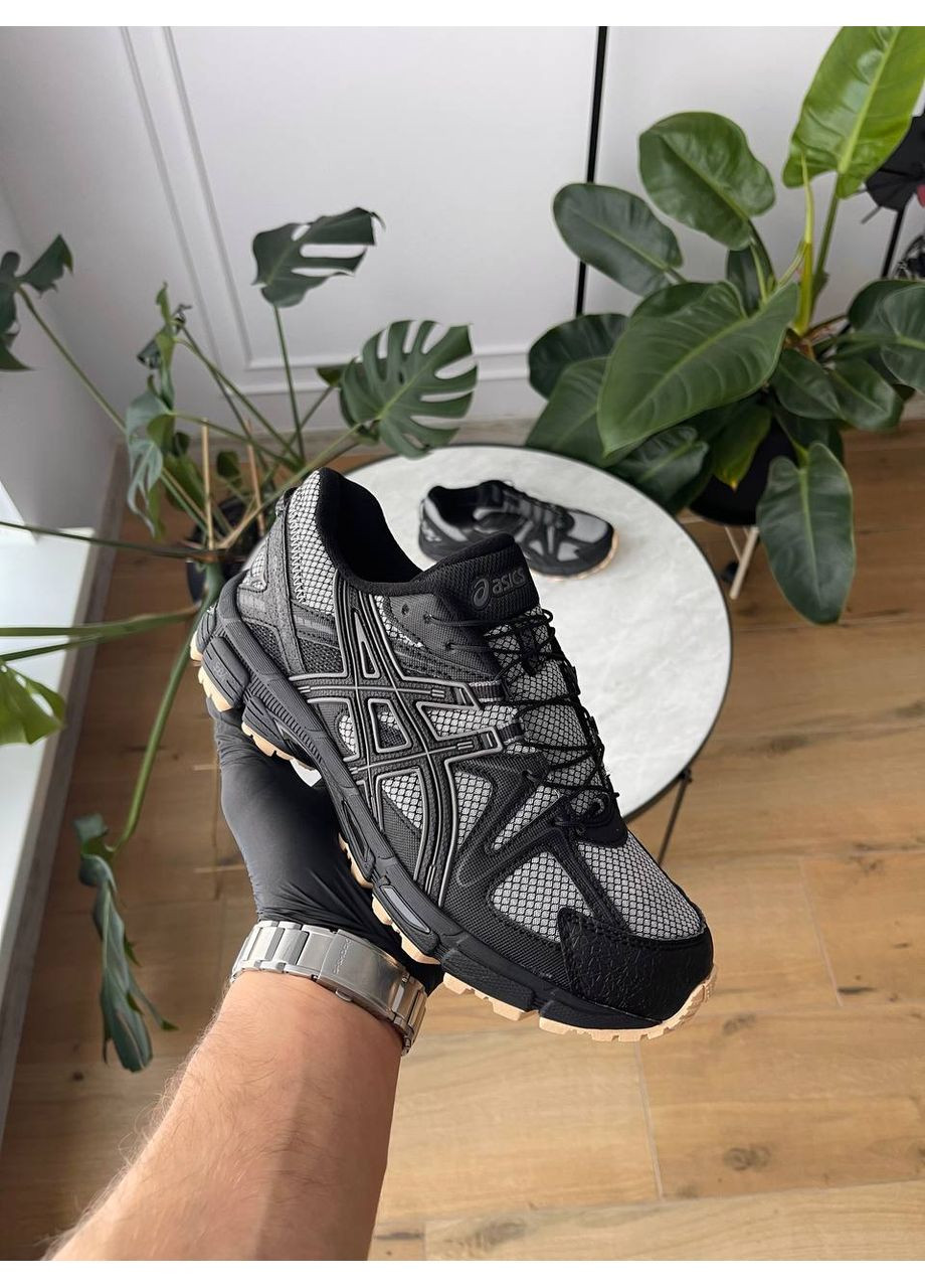 Чорні Зимовий кросівки чоловічі asics gel-kahana 8 winter termo black gray gore-tex | асікс гель-кахана 8 чорні сірі термо No Brand