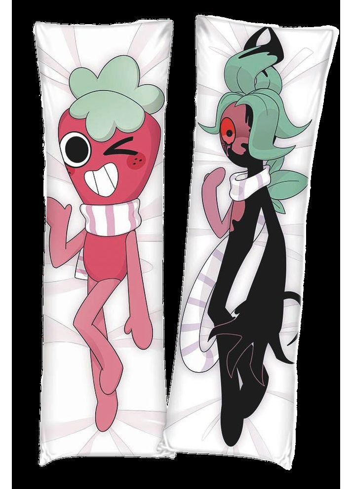 Дакимакура 150х50 см Спраут и Твистед Мир Денди Подушка с наволочкой двухсторонняя Viva (346057474)