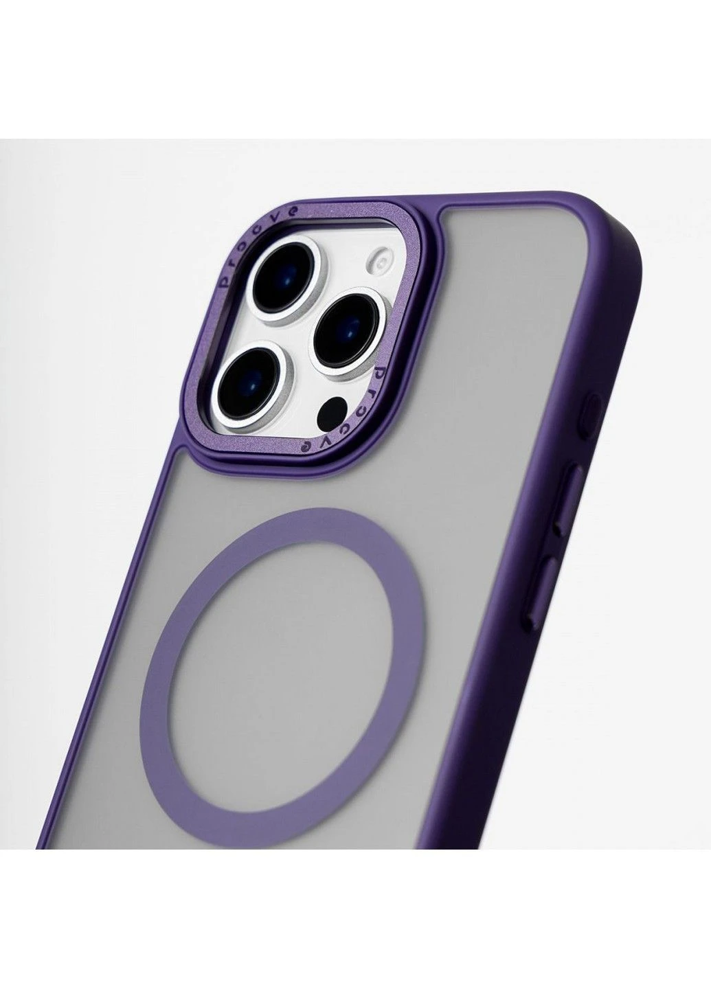 Чохол Mainstay Case with Magnetic Ring iPhone 14 Gray Proove (382863587)