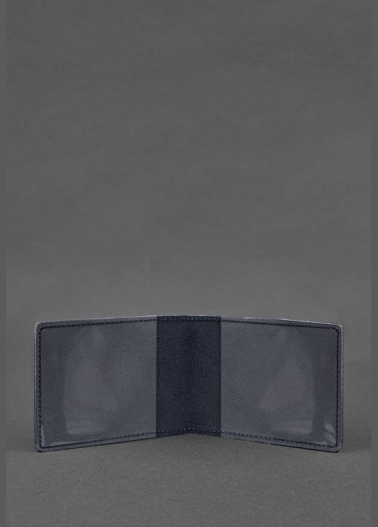 Кожаная обложка для удостоверения министерства обороны темно-синяя Crazy Horse (A-027967) BlankNote (329186792)