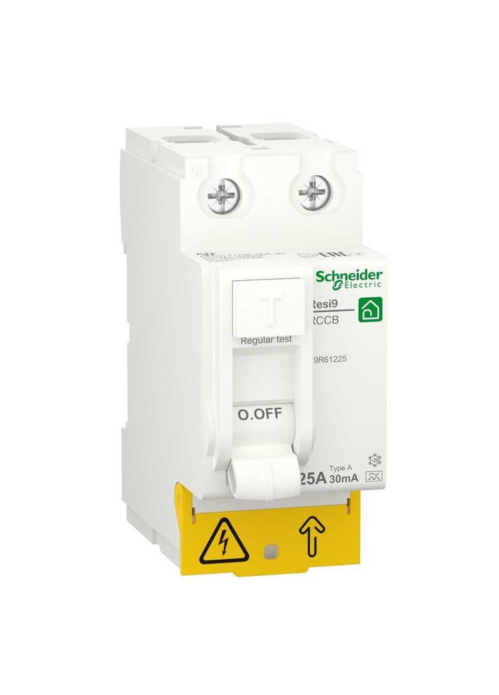 Пристрій захисного відключення 2P 25A 30мA тип AC Resi9 ( R9R51225 ) Schneider (365651055)