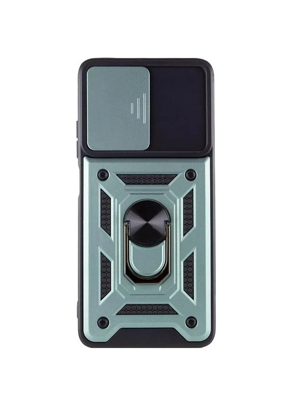 Чехол накладка Ummi Camshield Serge Ring для Samsung Galaxy M52 двухслойный силикон-поликарбонат зелёный No Brand (402177145)