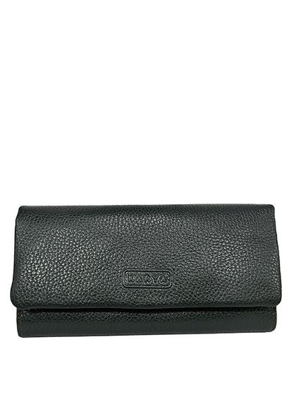 Гаманець жіночий шкіряний темно-зелений 2014-030 Karya (336377879)