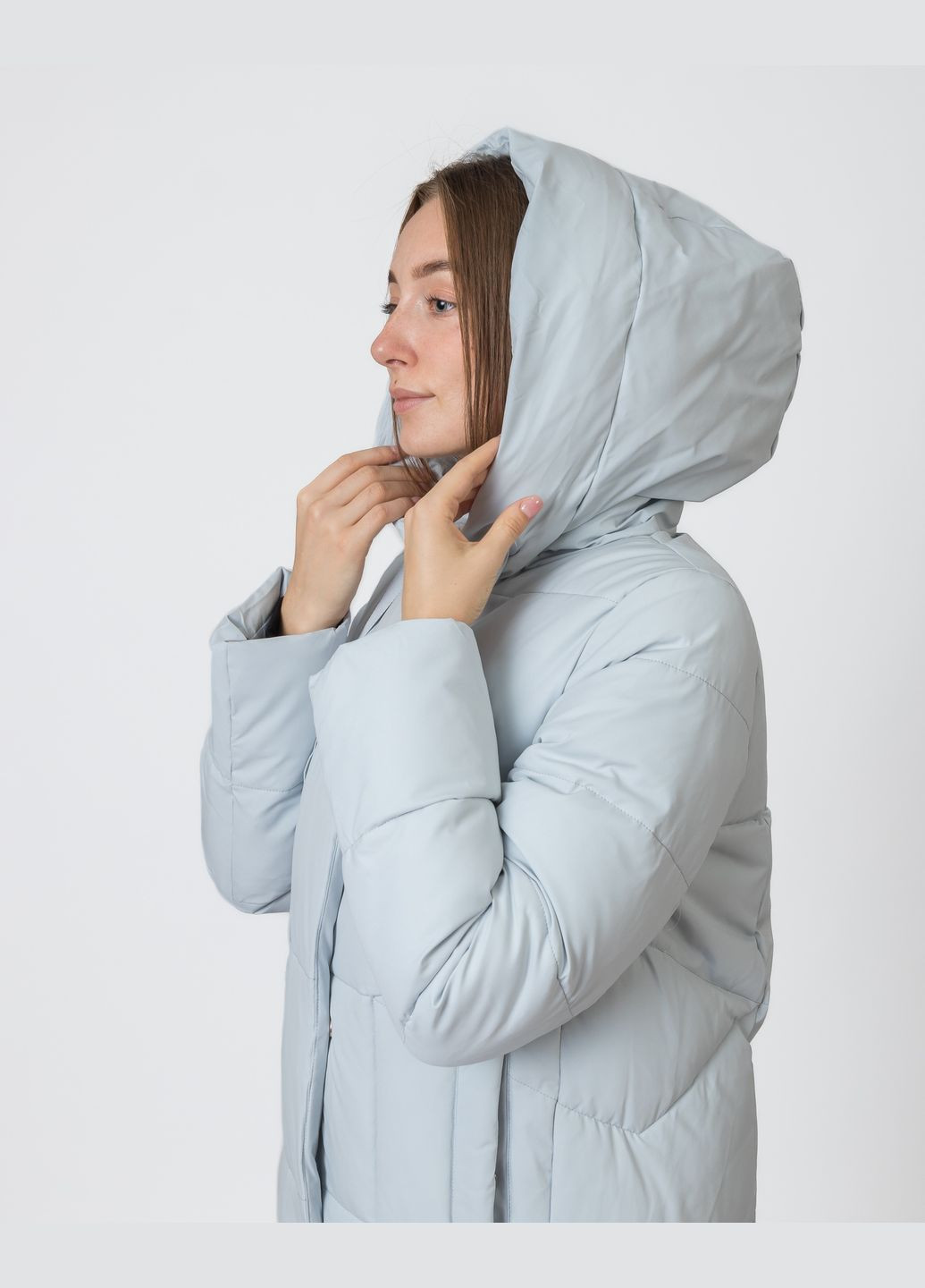 Блакитний зимній Пуховик Towmy