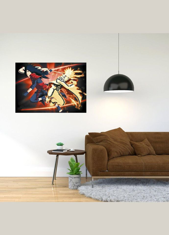 Плакат- з принтом "Naruto - Наруто (сенен-манга аніме) 13" A2 А0 Кавун постер (316209854)