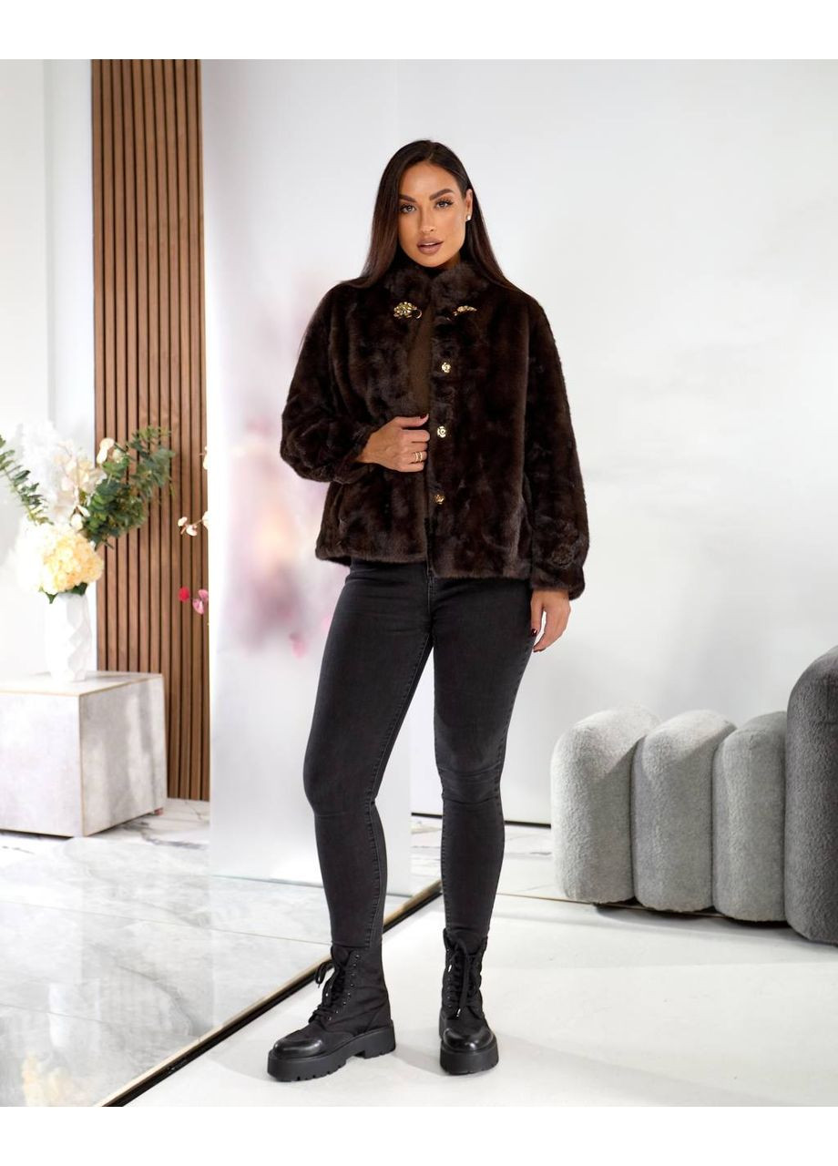 Полушубок из искусственной норки Hand Made (361680487)