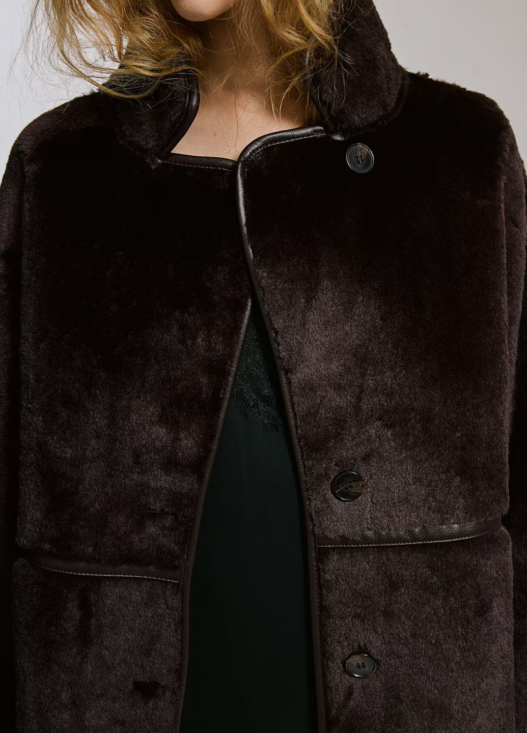 Темно-коричневе демісезонне Пальто H&M