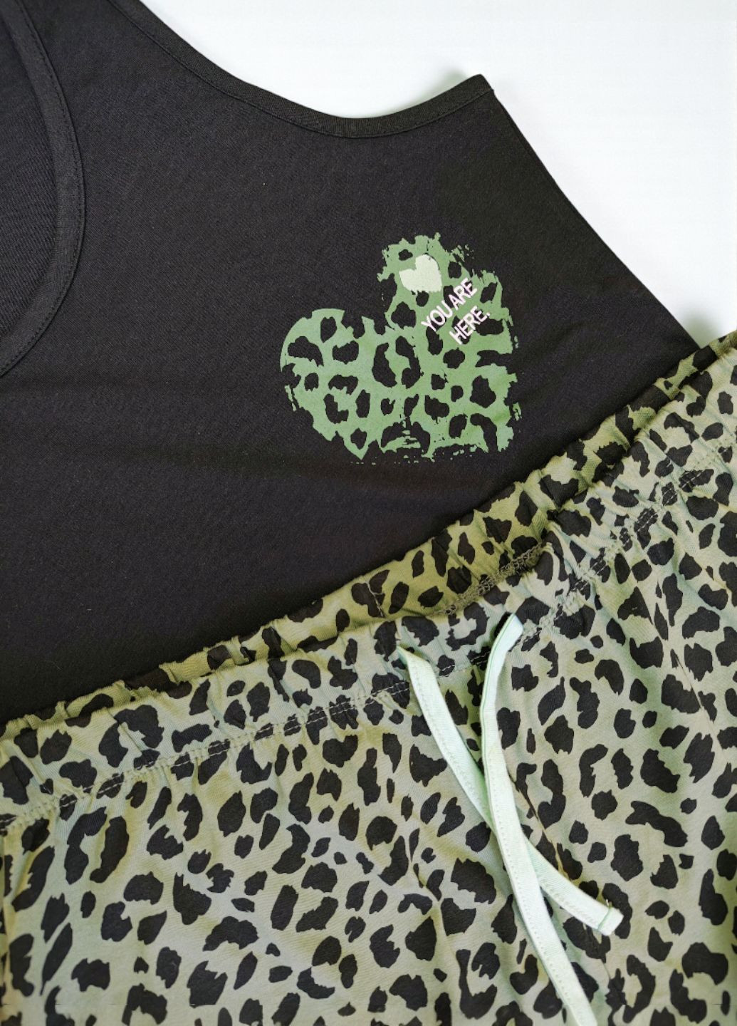 Чорна всесезон піжама жіноча бавовняна shortama sleeveless майка + шорти FS