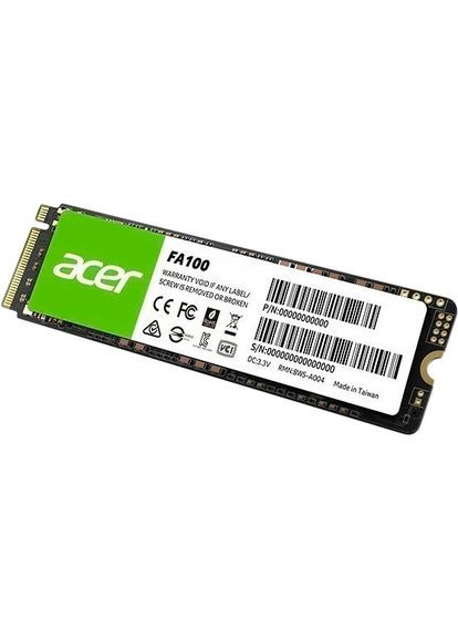 SSD накопитель 256GB FA100 M.2 2280 NVMe 1.4 Retail (BL.9BWWA.118) Acer (323100614)